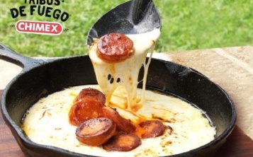 Sausages in cheese