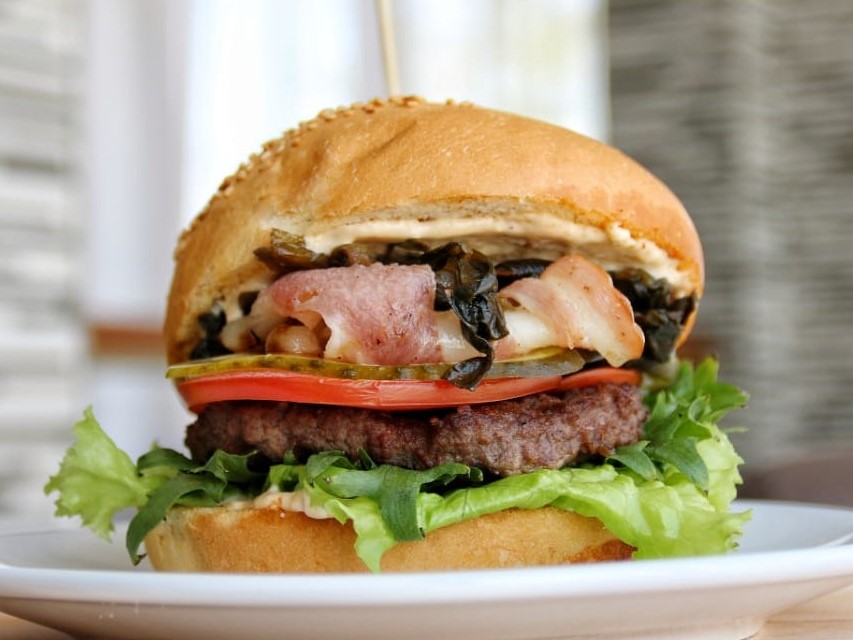 Original Bacon and Tomato Burger