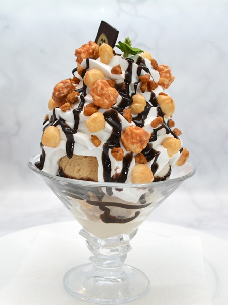 Fake dessert “Baileys Nutty Caramel Sundae” — $164