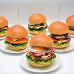 Burger replicas with Nippon Dom