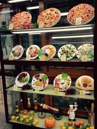 European cuisine replicas for Cafe Lazio