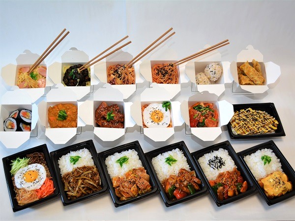 Korean cuisine replicas for Kimchi restaurant — food display samples