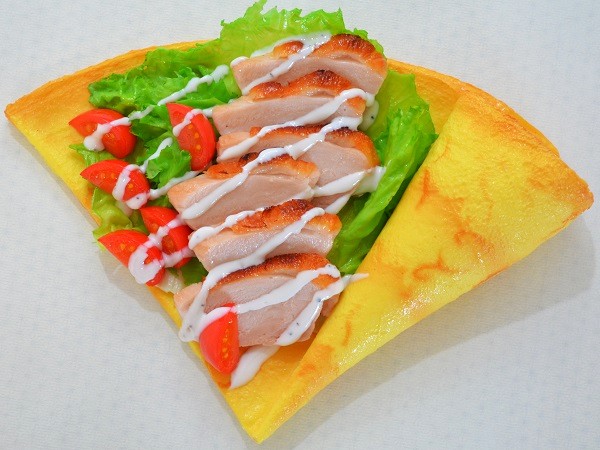 Pancake replica “Chicken Teriyaki” — $165