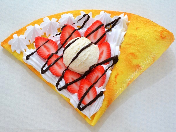 Pancake replica “Strawberry with Ice Cream” — $165