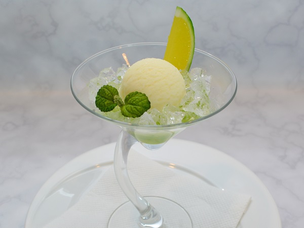 Fake dessert “Zesty Lemon Sorbet” — $155