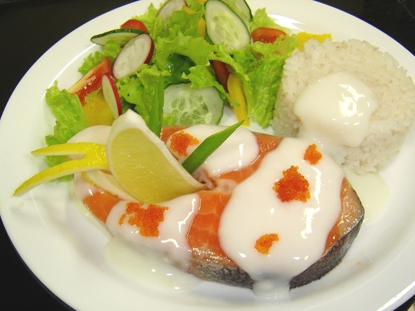 Salmon with Rice