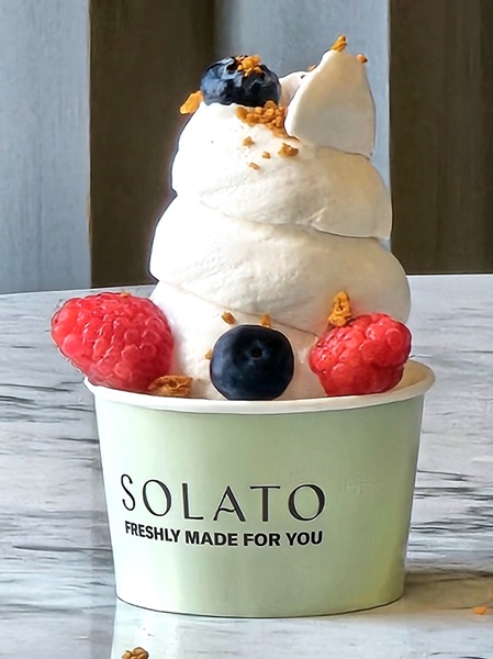 Ice Cream with Berries