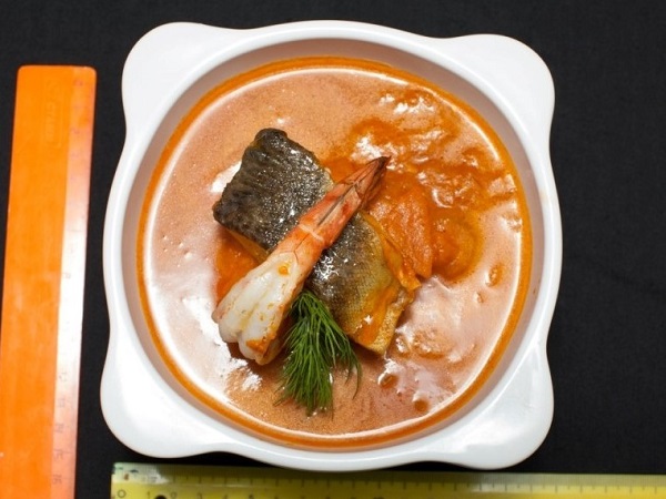 Soup with King Prawn