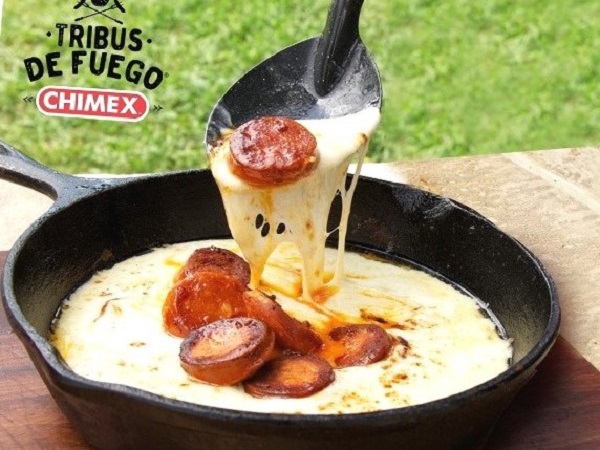 Sausages in cheese