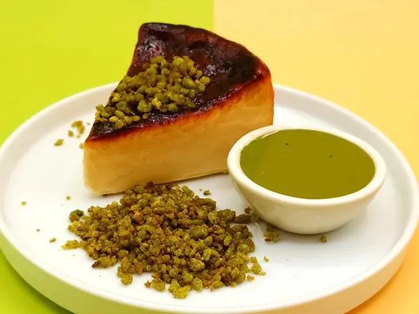 matcha cheese cake food replica