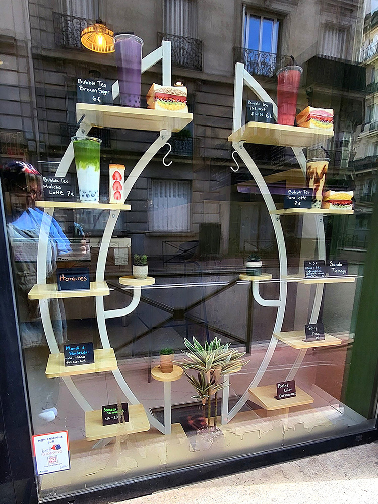 Bubble Tea Replicas and Sandwich Replicas for Café Display