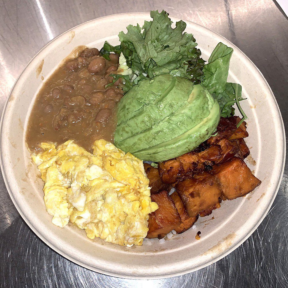 Original Sunrise Protein Bowl at Paradies Lagardère SFO
