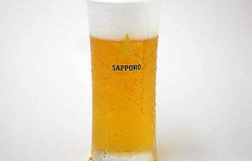 Glass of beer “Sapporo” (240 ml)-2