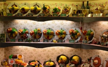 Children's menu is located on the bottom shelf to suit the convenience of children
