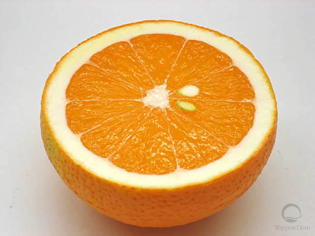 Half-cut orange