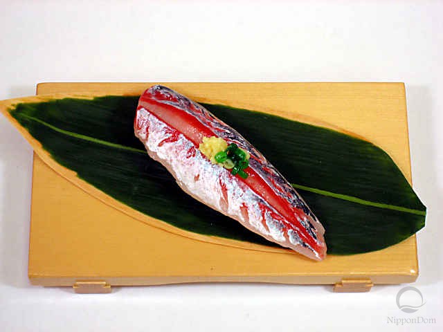 Replica of sushi "Horse mackerel (12)"