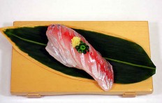 Replica of sushi Horse mackerel (3)
