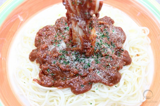 Pasta with meat sauce-5