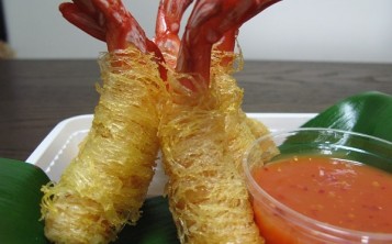 Cost of fake Kataifi Shrimp $315