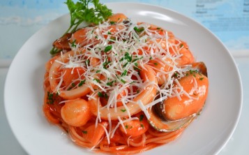 Cost of Spaghetti with Seafood $167