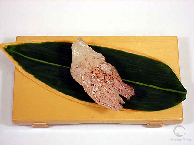 Муляж суши "сырой кальмар (2)"