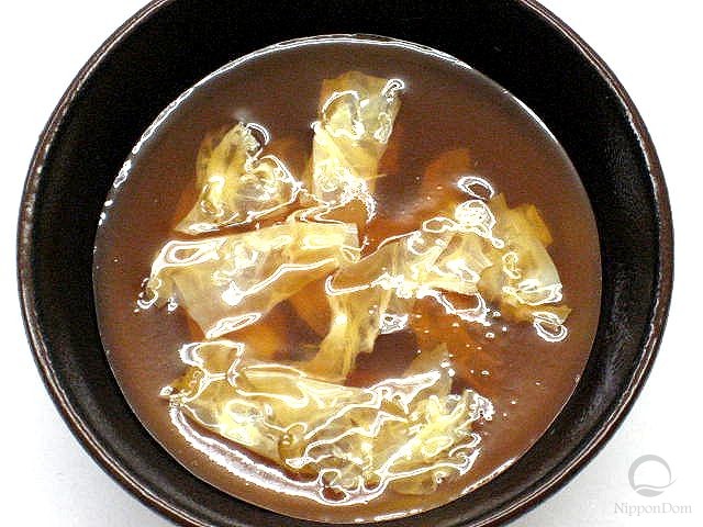 Муляж супа Мисосиру