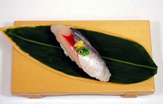 Replica of sushi Saury (22)