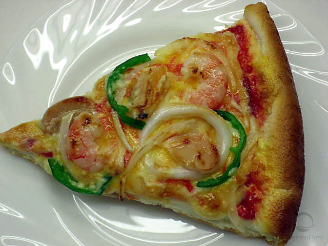 A slice of seafood pizza-2