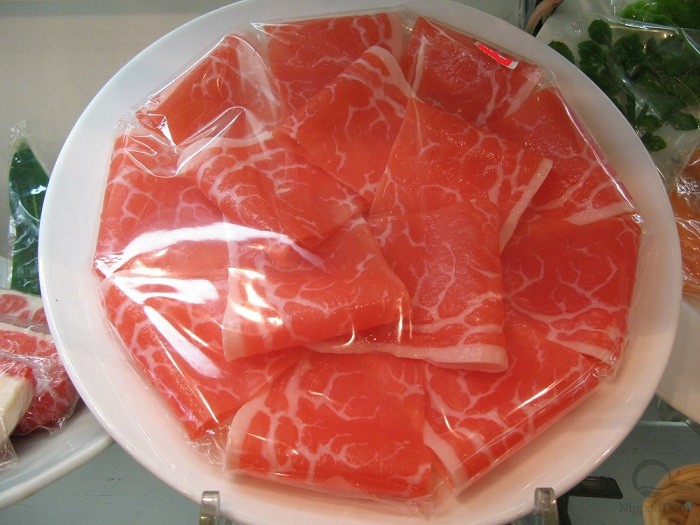 Sliced meat