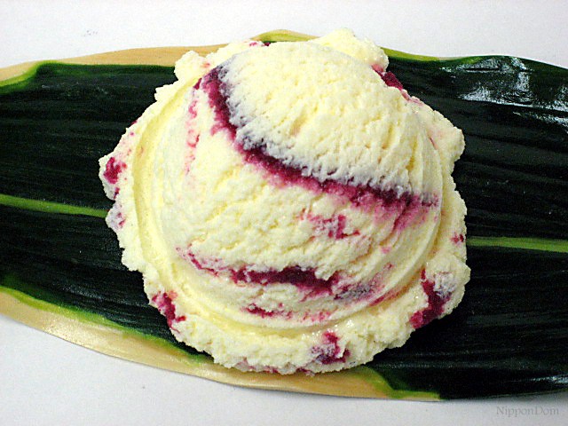 Vanilla ice cream with blueberry sauce (16)